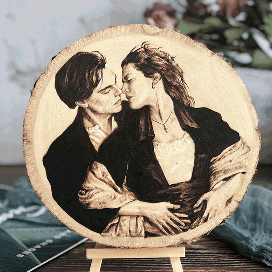 Personized Photo On Wood - Handmade