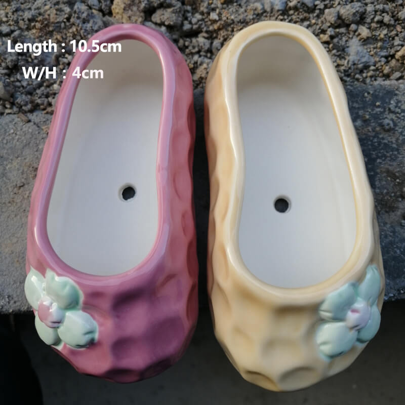 Scarpe creative Vaso di fiori in ceramica