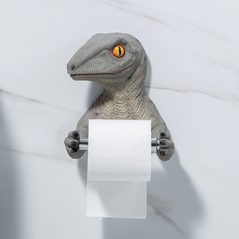 Porte-rouleau de papier dinosaure