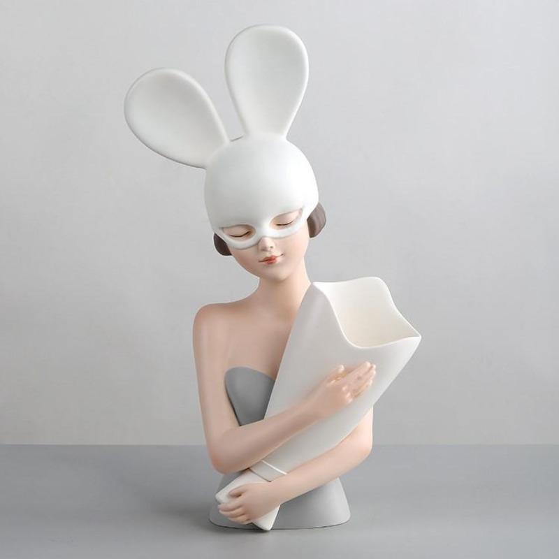 Bunny Girl Vase