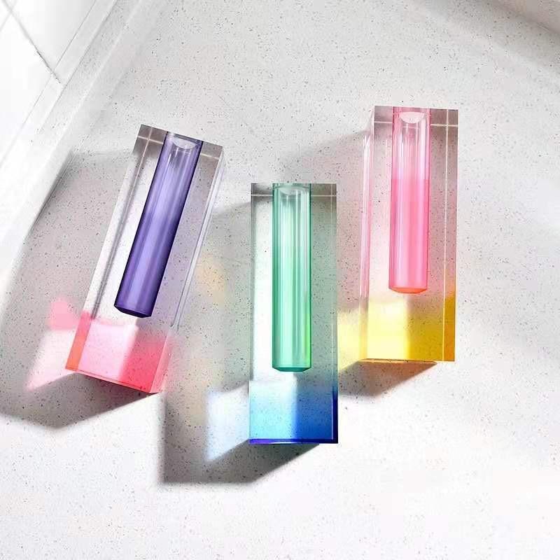Neon-Acrylpfeifenvasen-Set (4 Stück)