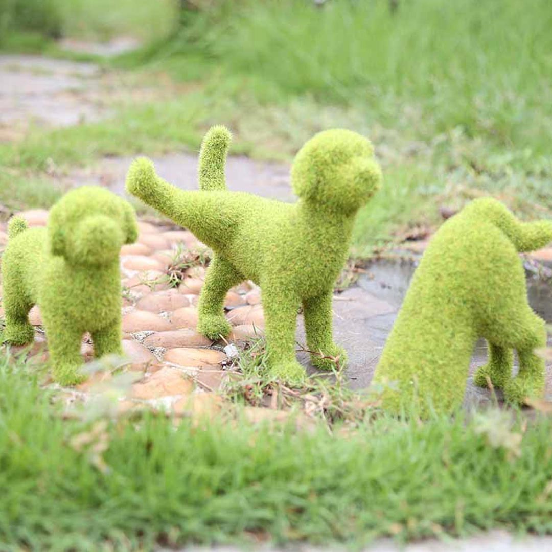 Garden Simulation Flocking Puppy Ornament