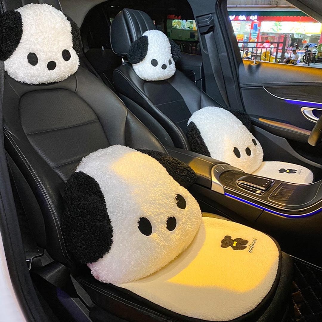 Cute Dog Plush Car Cushion