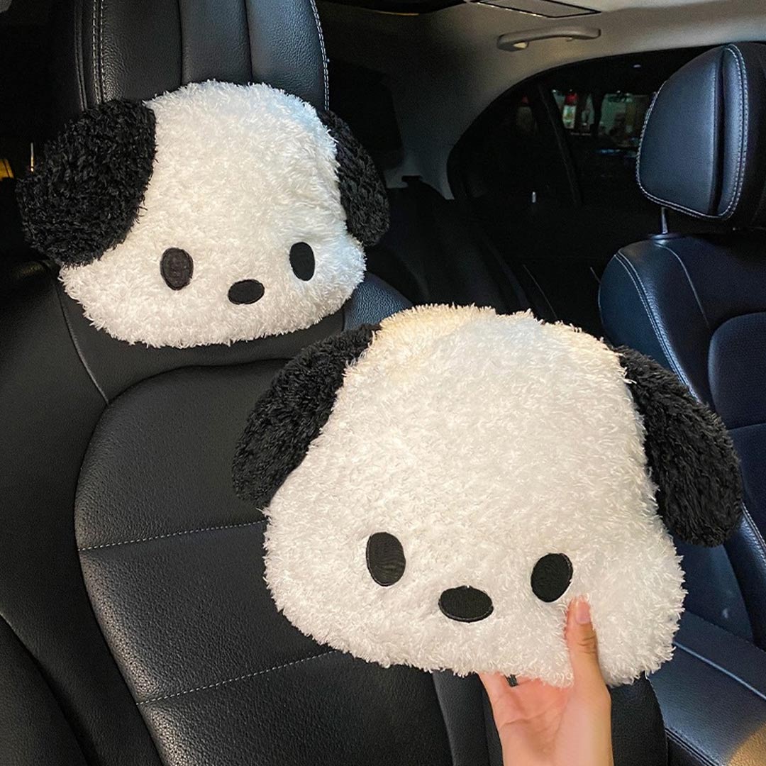 Cute Dog Plush Car Cushion