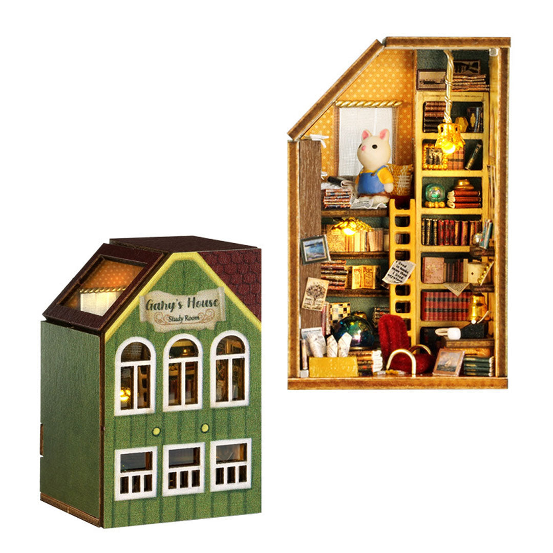 Mini Rabbit Town Wooden Doll House Kit with Furniture