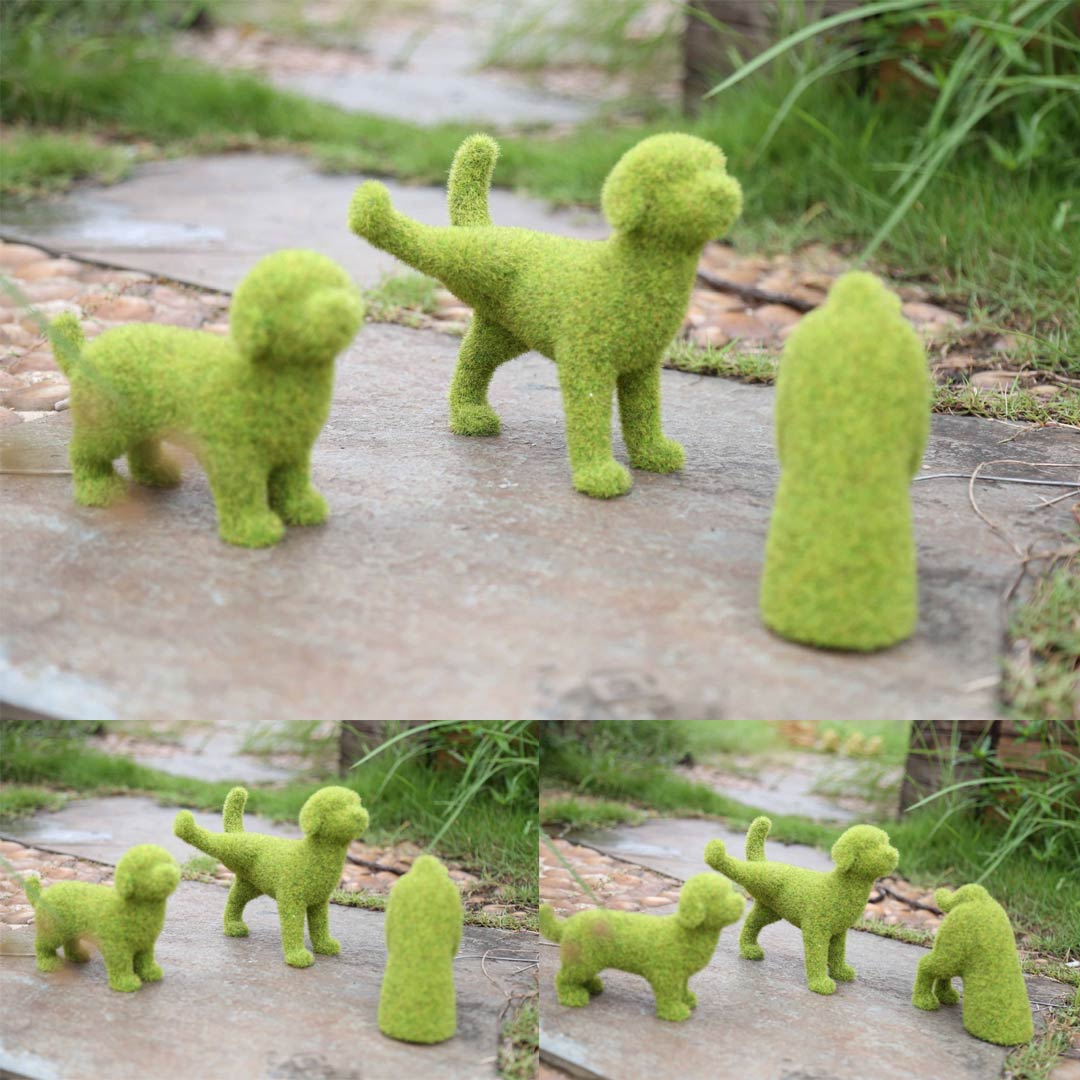 Garden Simulation Flocking Puppy Ornament