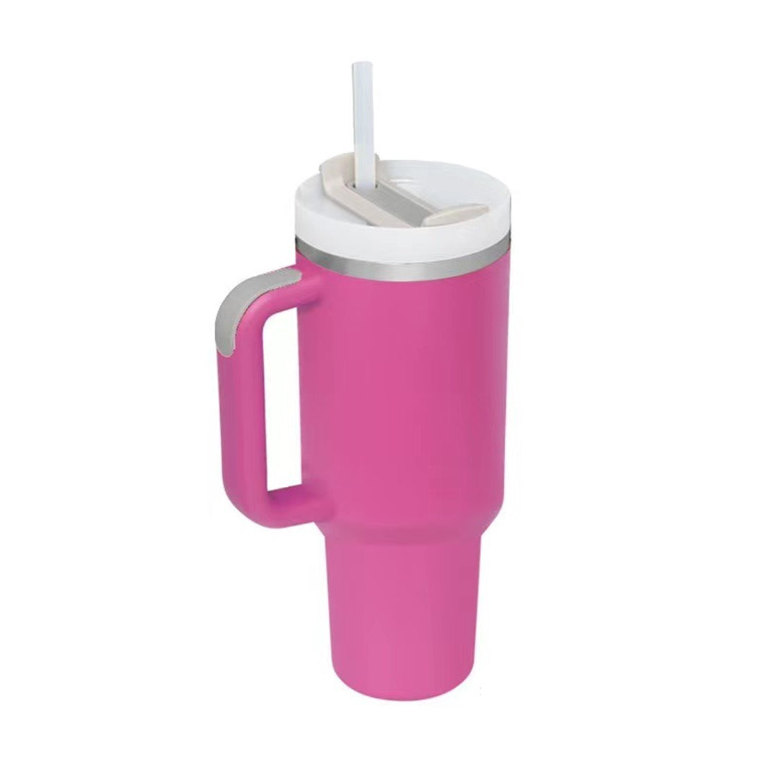 Stainless Steel Vacuum Insulated Tumbler with Lid and Straw