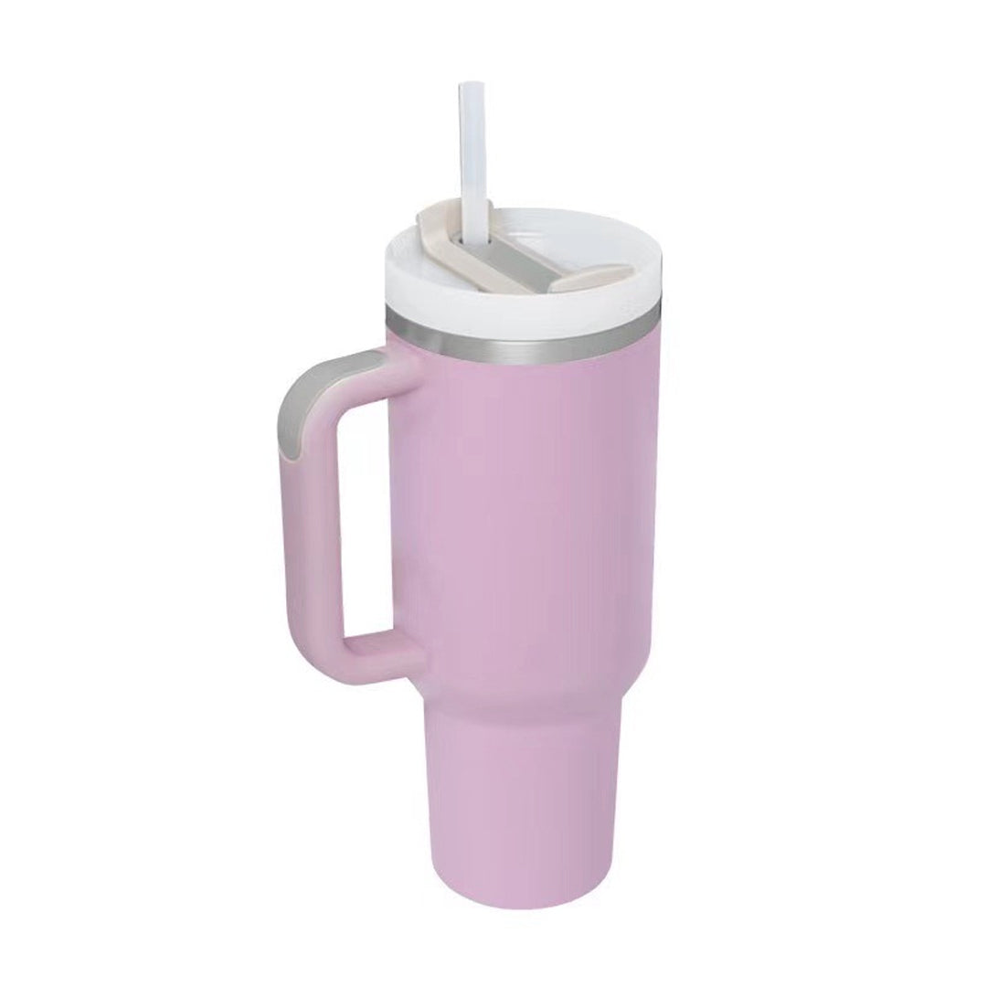 Stainless Steel Vacuum Insulated Tumbler with Lid and Straw