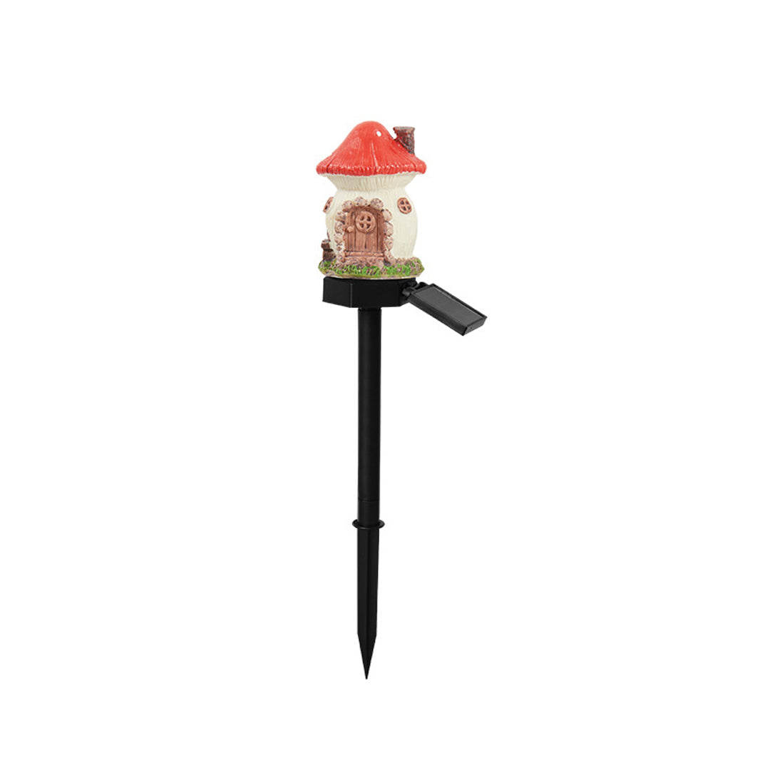 Garden House Statue Solar LED Lights