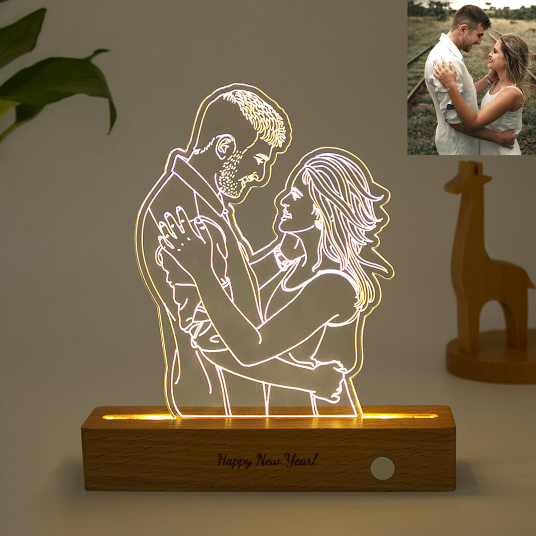 Lampada 3D per foto personalizzate