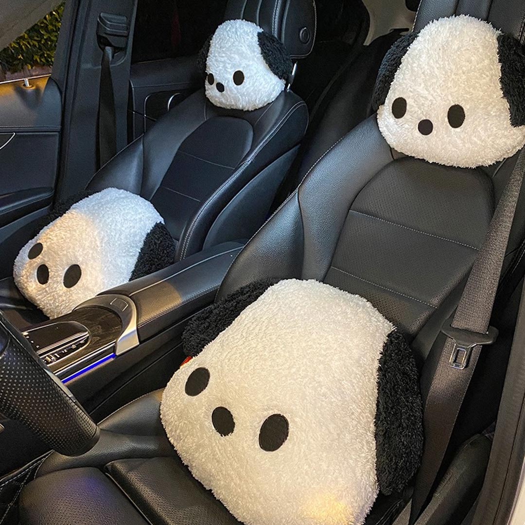 Cute Dog Plush Car Cushion