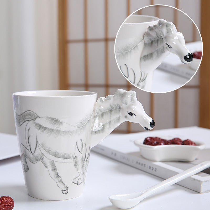 3D Hand-Made Animals Coffee Mug