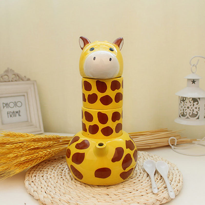 Cute-Giraffe-Coffee-Mug-Set