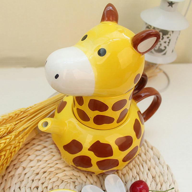 Cute-Giraffe-Coffee-Mug-Set