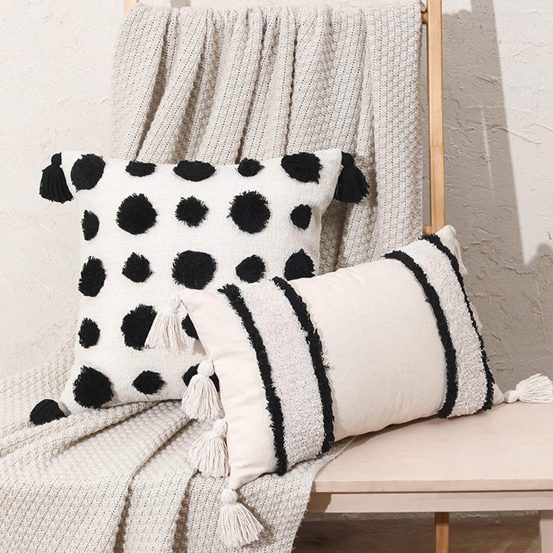 Morocco Tufted Boho Pillow Covers