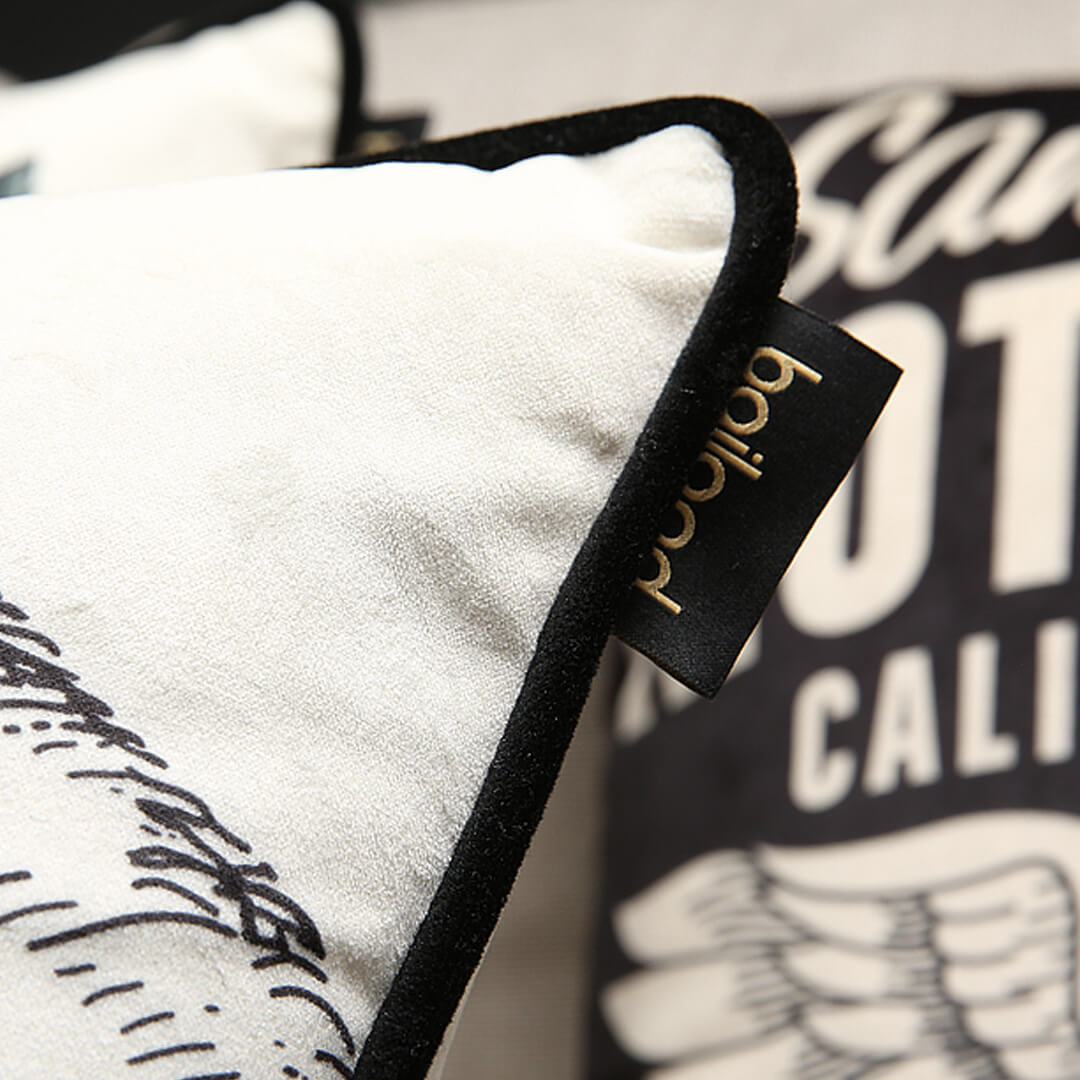 Funda de almohada con estampado de cabeza de caballo