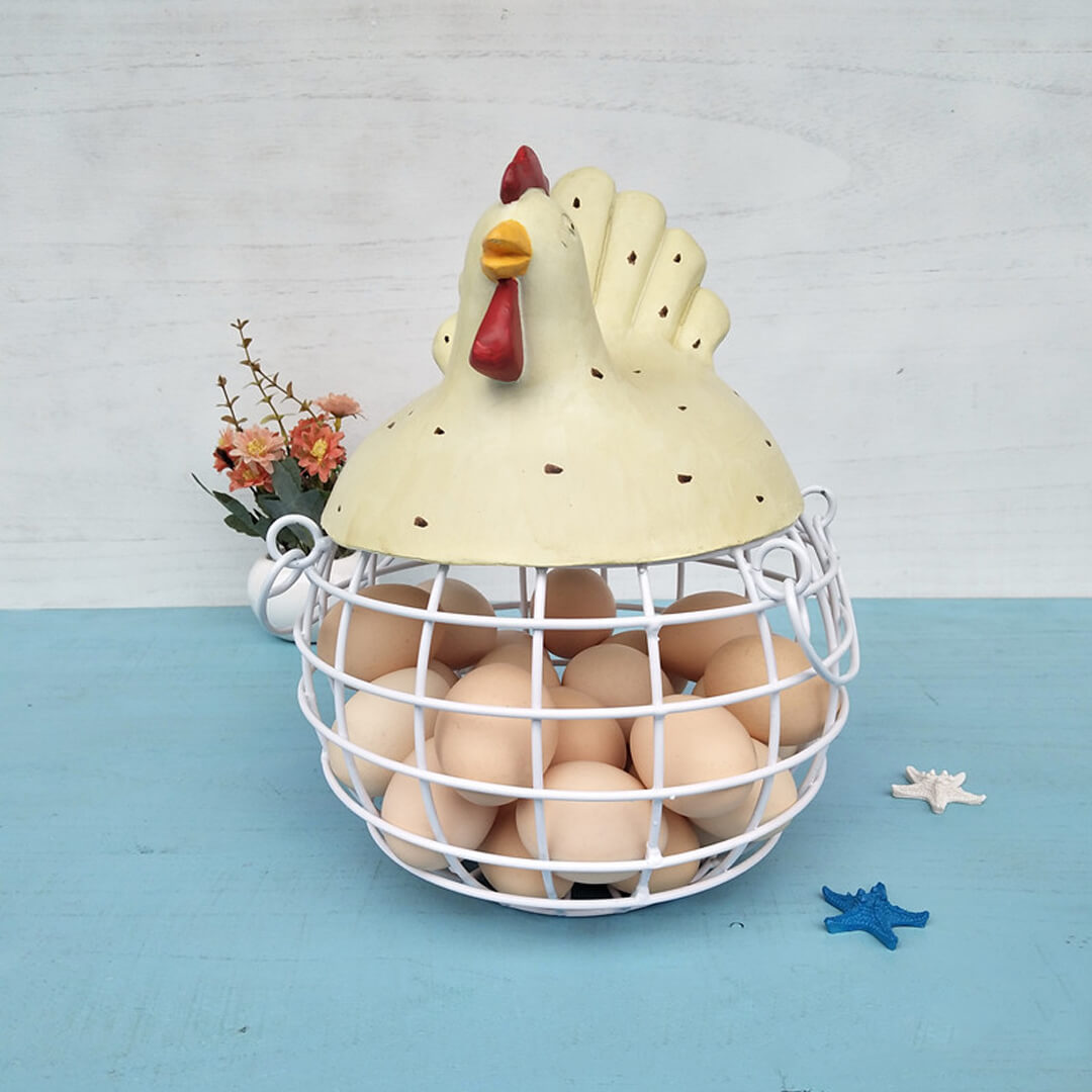 Egg Holder Hen Storage Basket