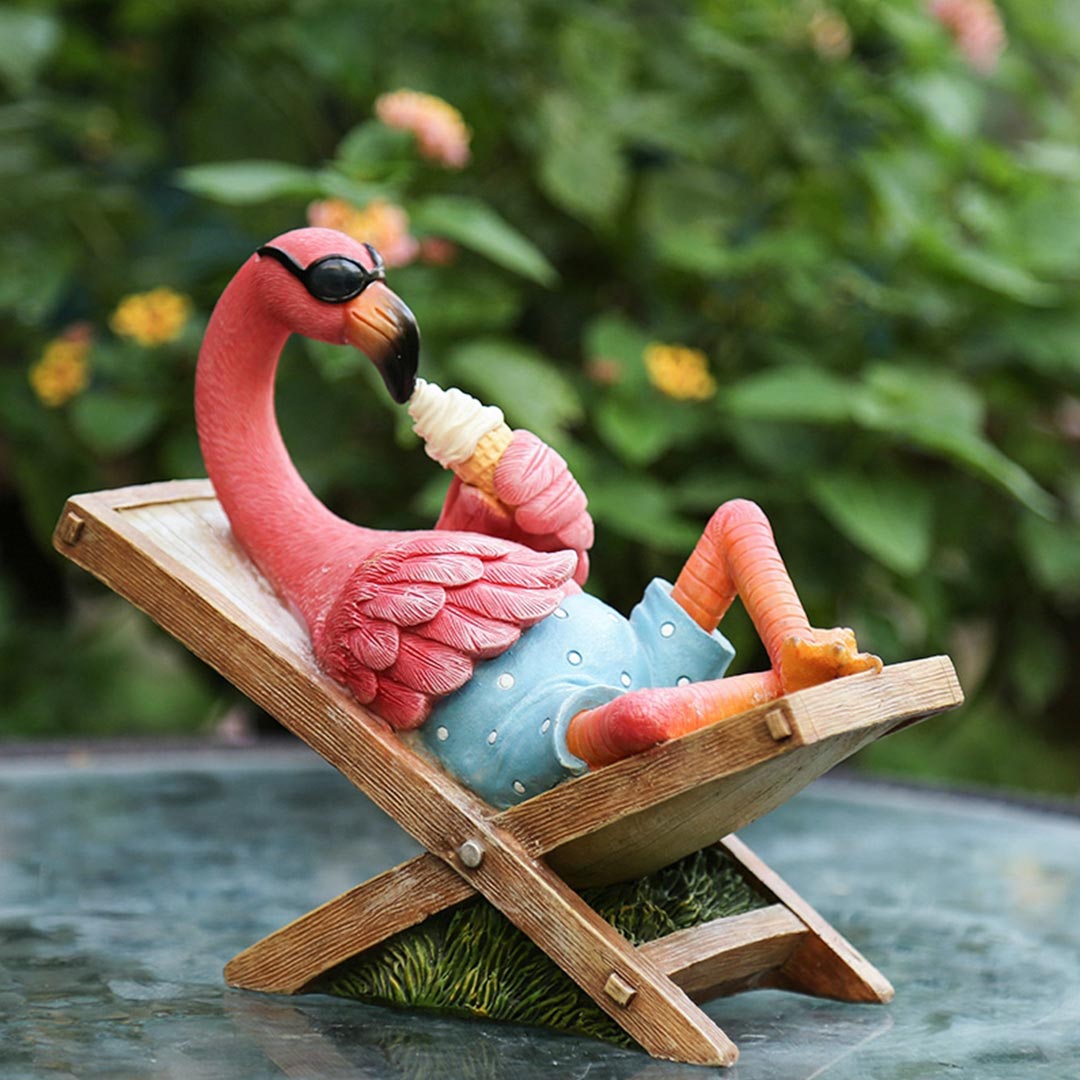 Lustiges Flamingo-Dekor