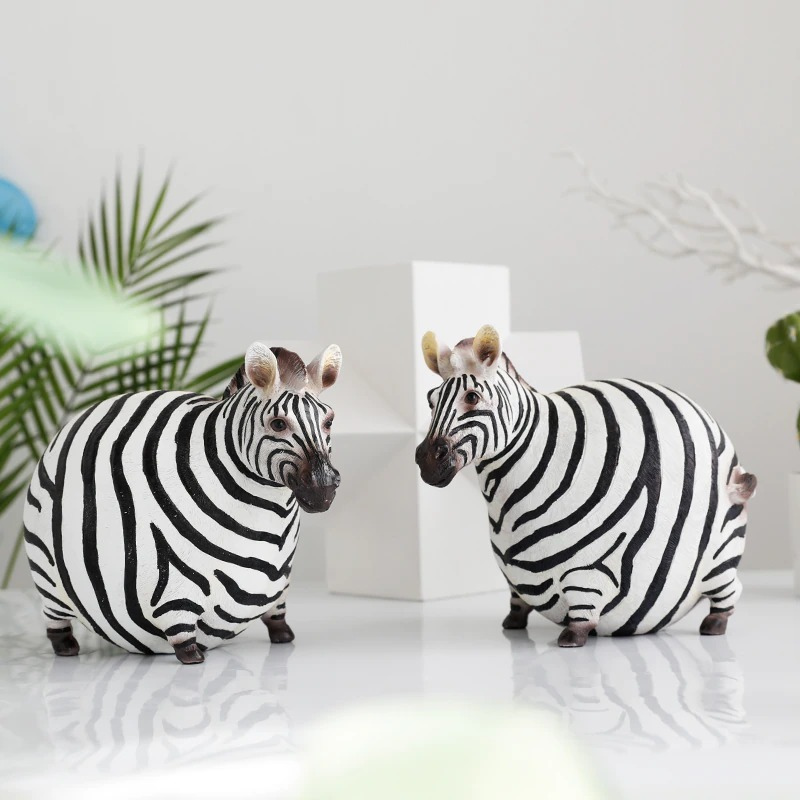 Fette Zebrafiguren