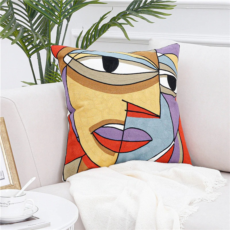 Fundas de almohada de arte abstracto moderno