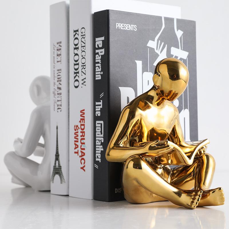 Reader Bookends A Pair (two crafts)