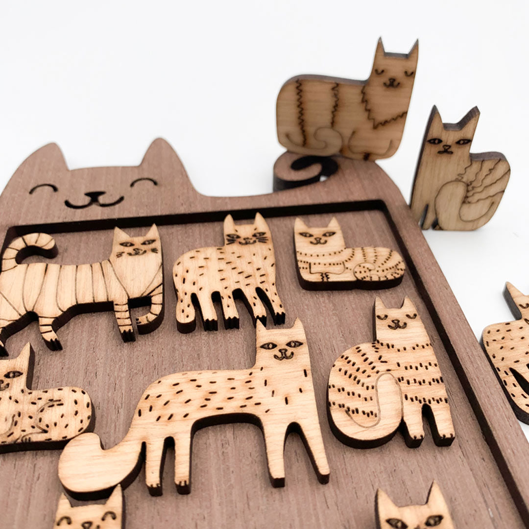 Cute Cat Educational Toy Puzzle