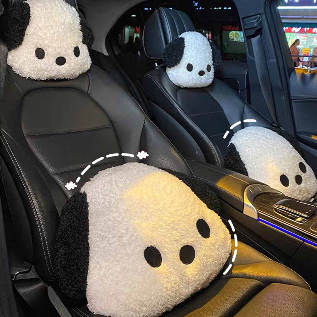 Cute Dog Plush Car Cushion