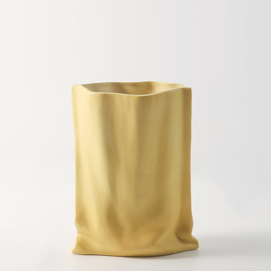 Paper Bag Type Vase