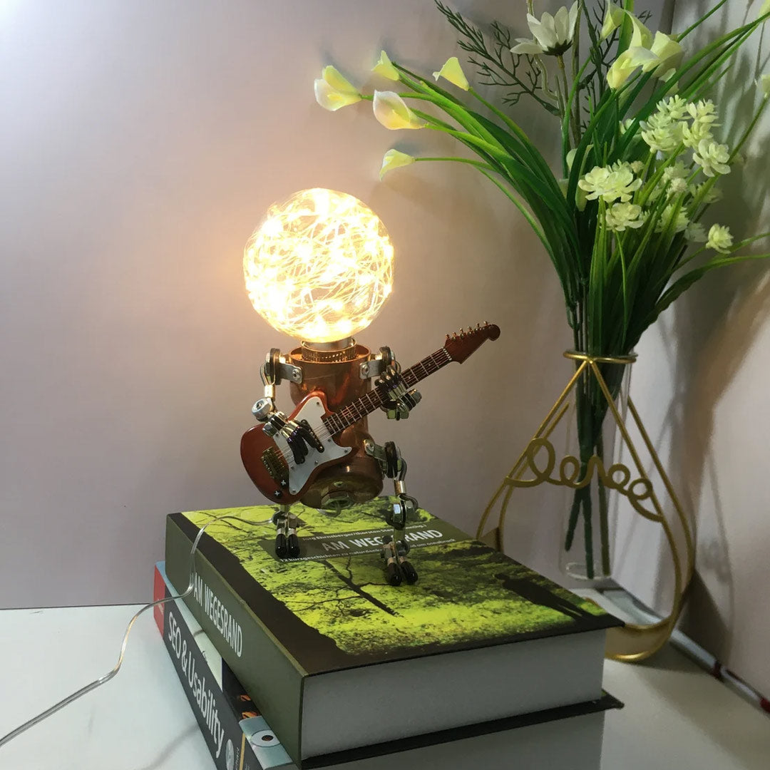 Steampunk Robot Starlight Lamp