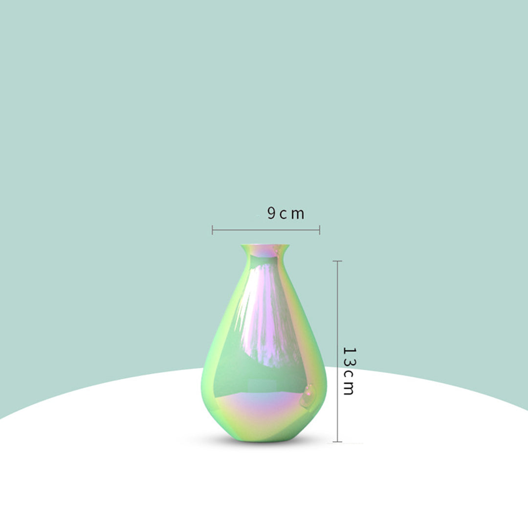 Kreative Regenbogen-Keramikvase