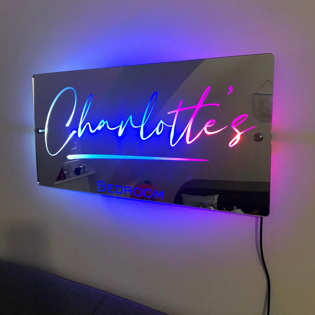 Personalized Mirror LED Light