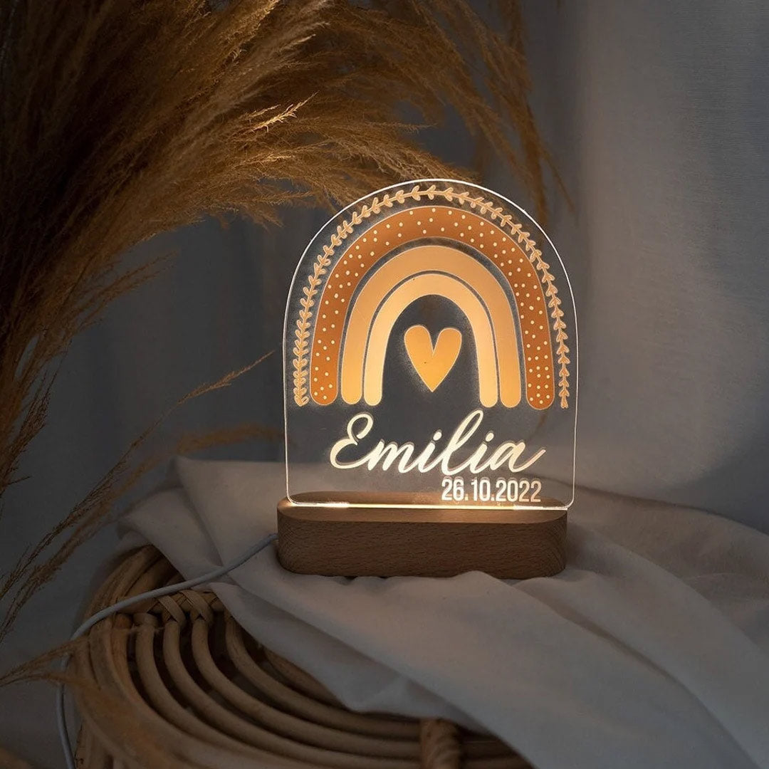 Personalized Rainbow Night Lamp