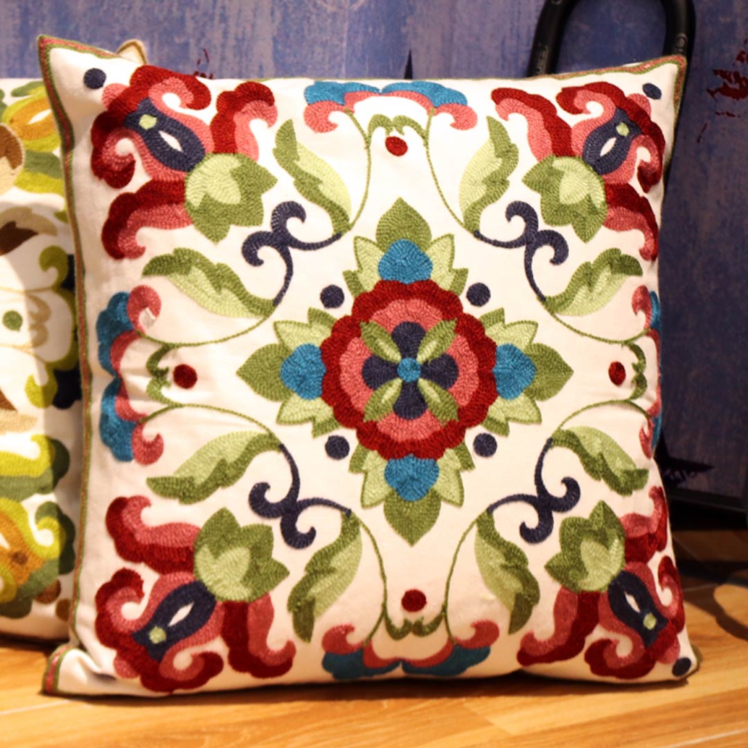 Embroidery Pillow Covers