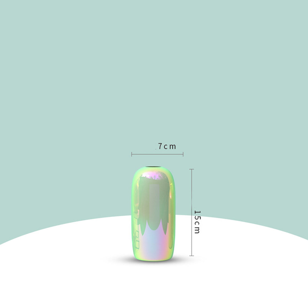 Kreative Regenbogen-Keramikvase