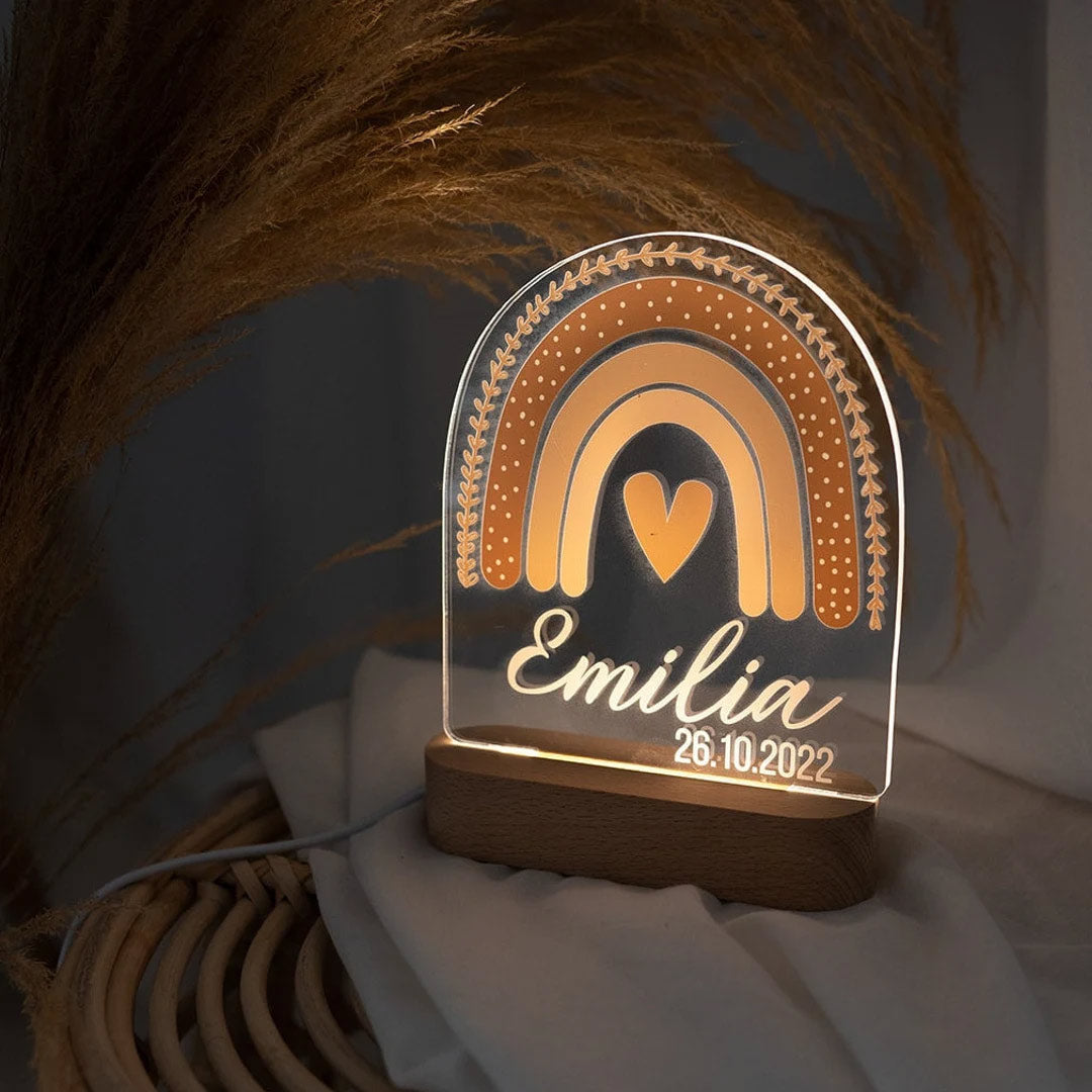 Personalized Rainbow Night Lamp