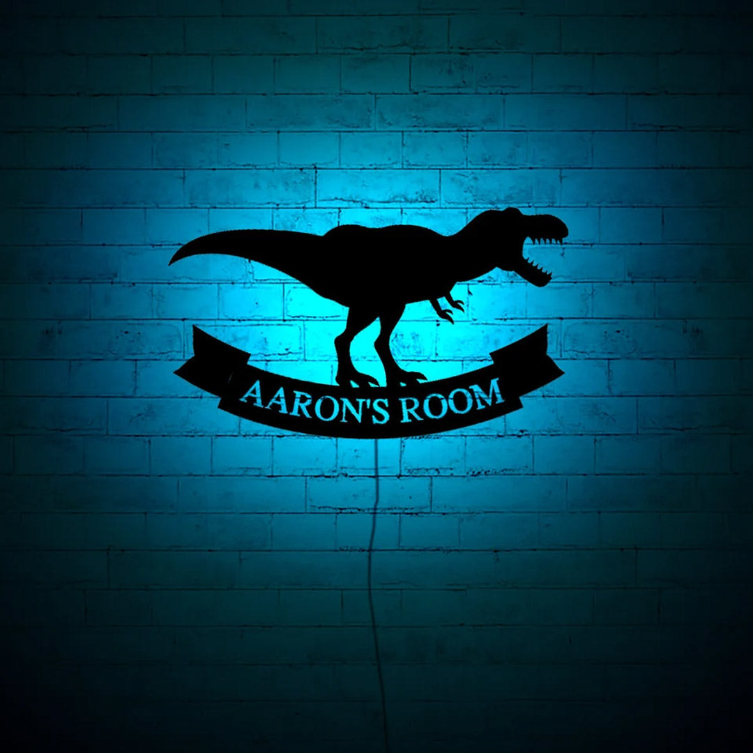 Custom Dinosaur Wall Decor Lamp