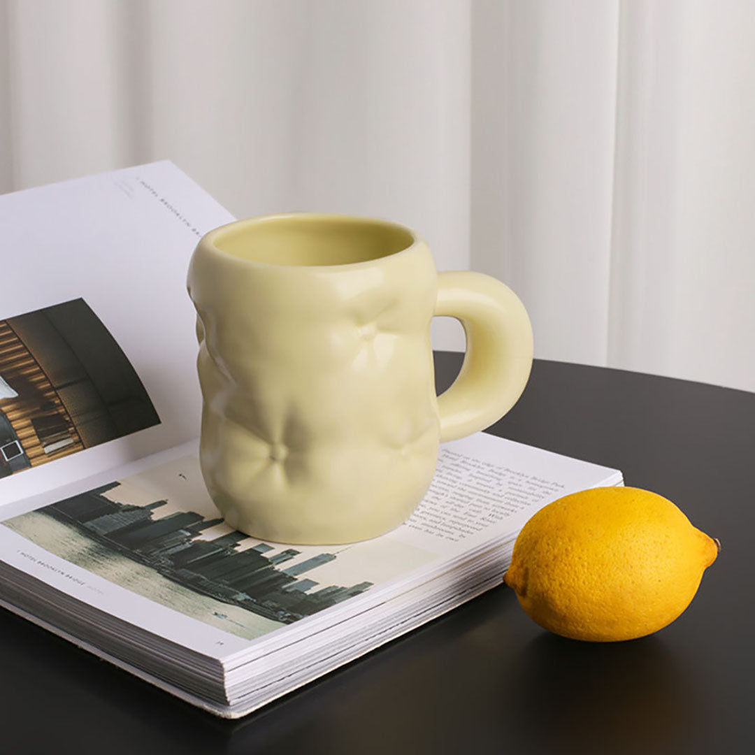 Taza de cerámica creativa
