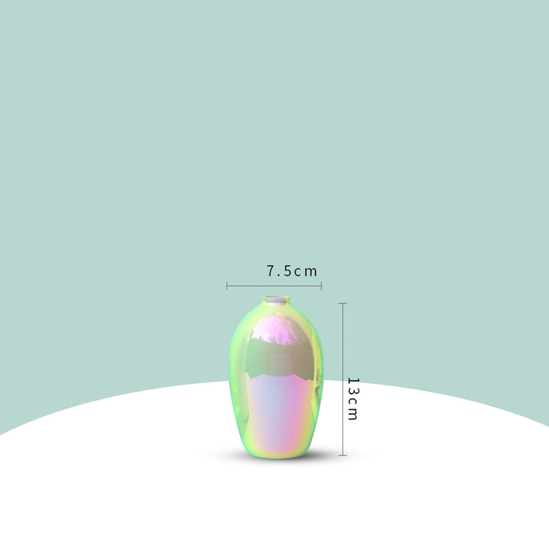 Kreative Regenbogen-Keramikvase