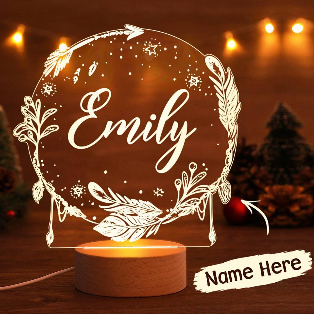 Personalized Dream Catcher Night Light