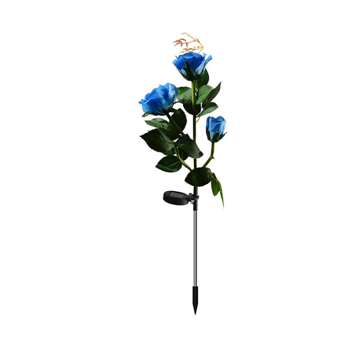 Luces solares LED de rosas