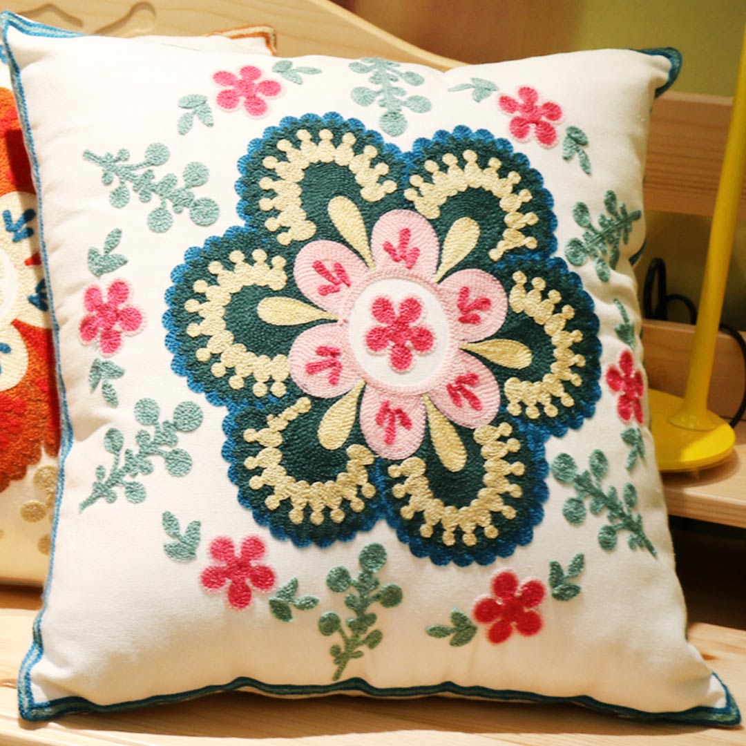 Embroidery Pillow Covers