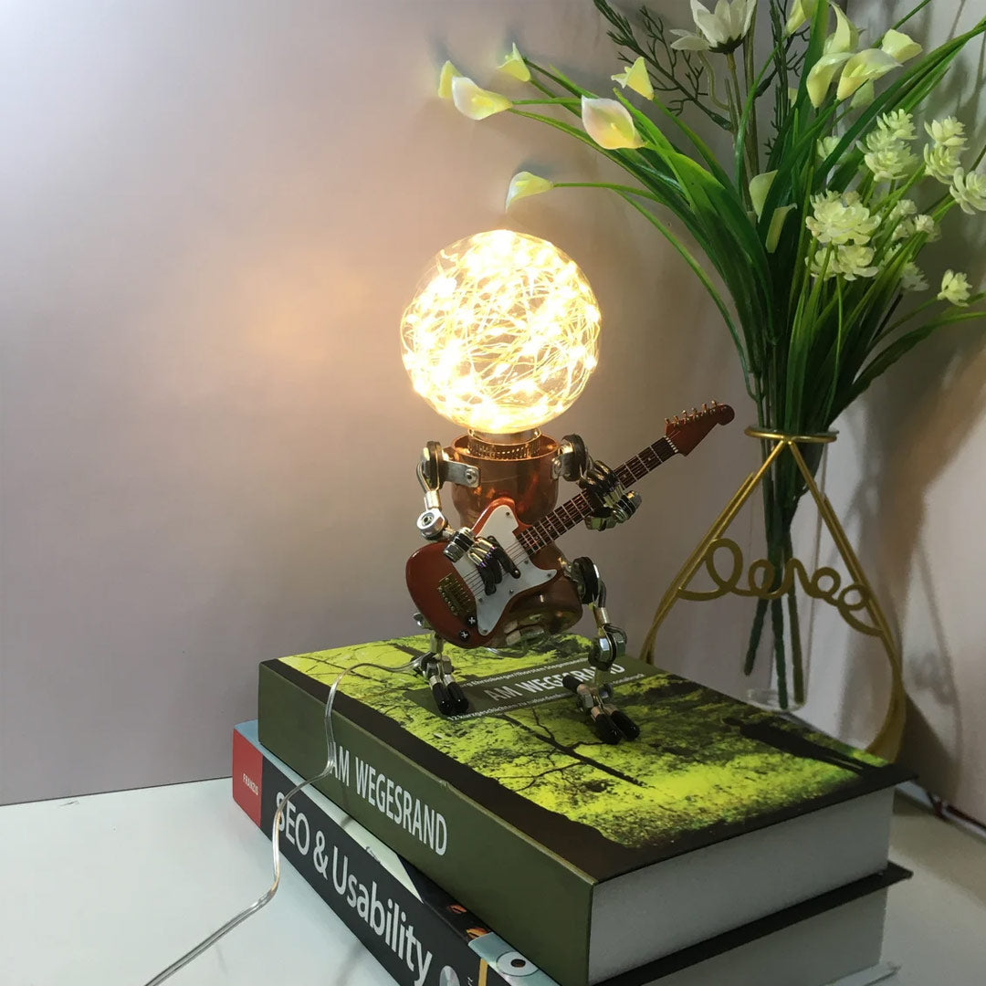 Lampe Starlight Robot Steampunk