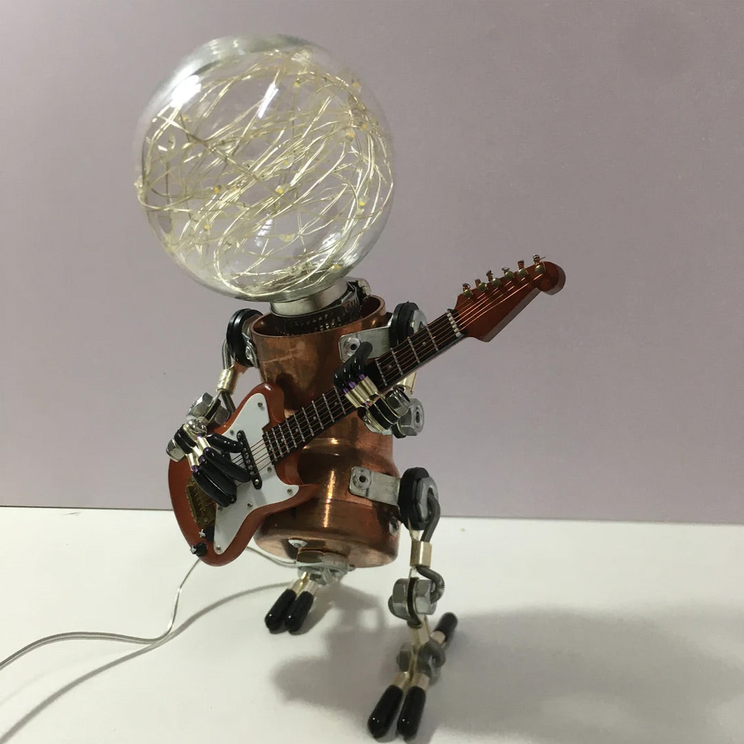 Steampunk-Roboter-Sternenlicht-Lampe