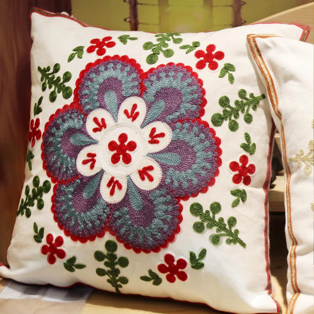 Embroidery Pillow Covers