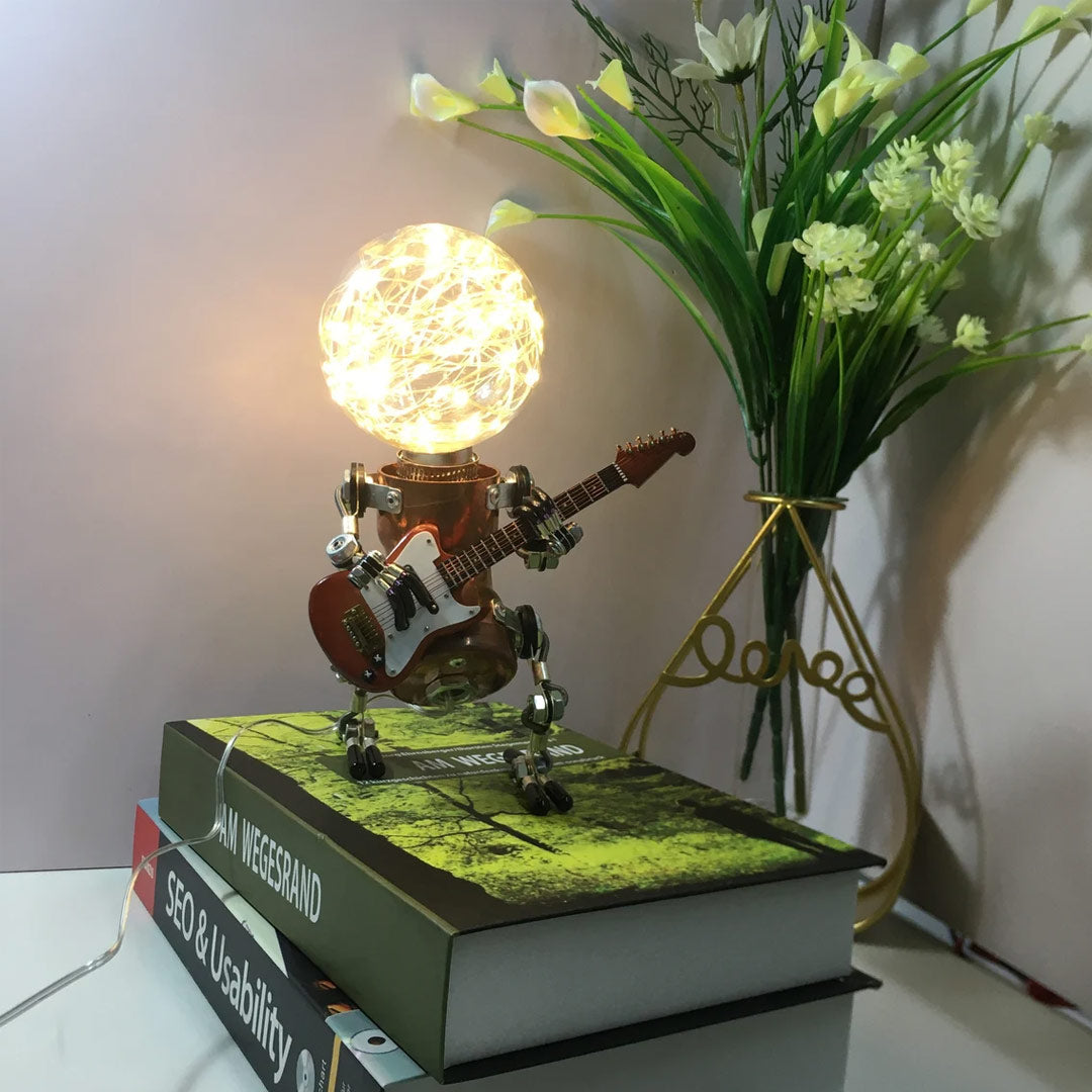 Steampunk Robot Starlight Lamp