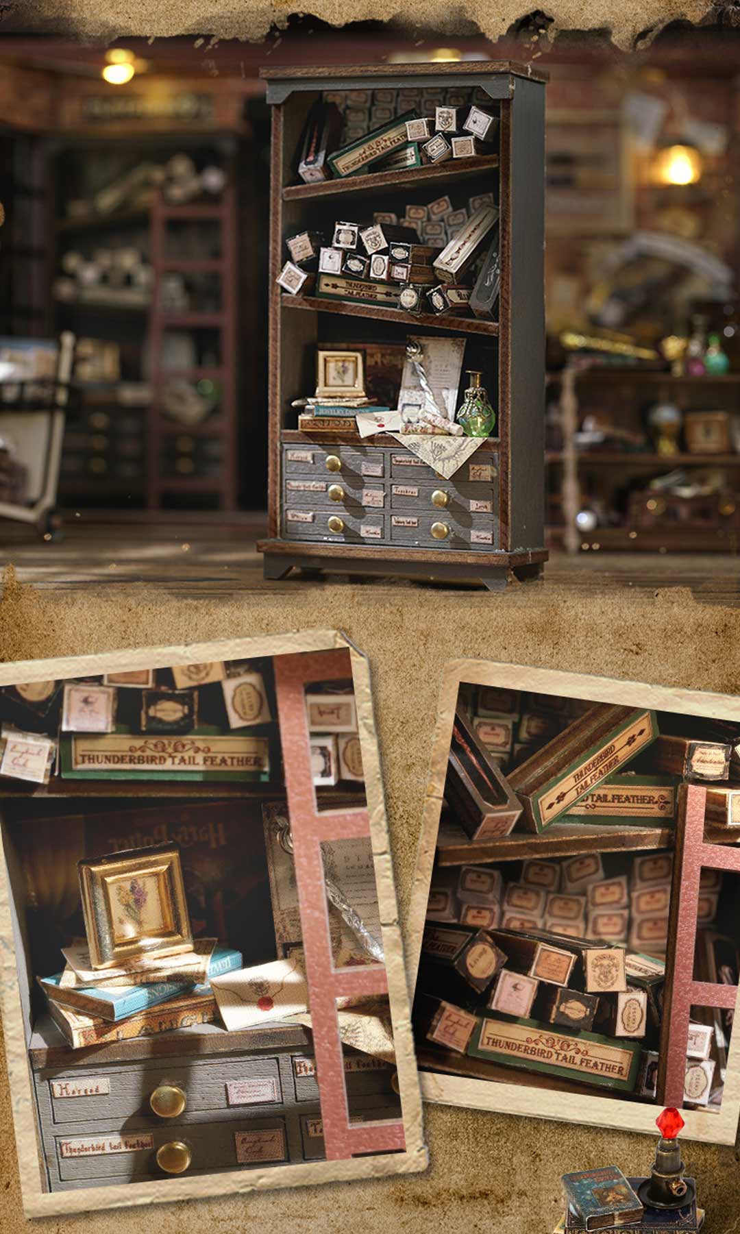 Magic Shop DIY Miniature Dollhouse Kit