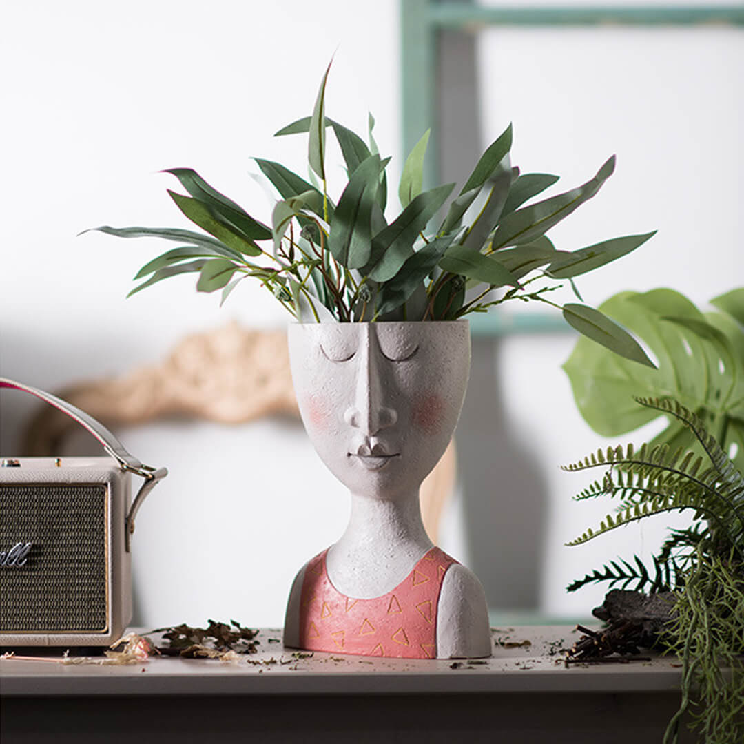 Arte Familia Retrato Escultura Florero