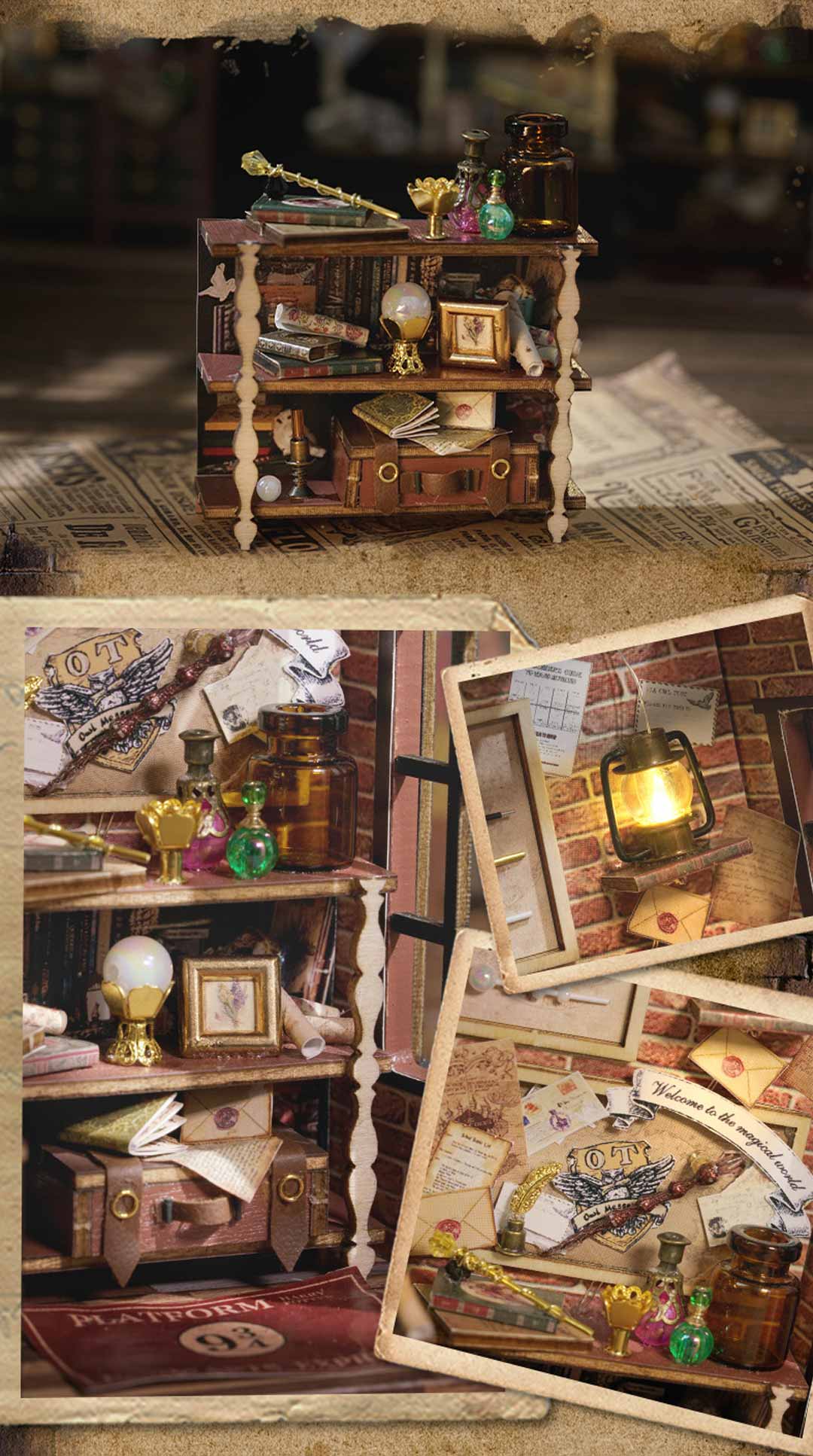 Magic Shop DIY Miniature Dollhouse Kit