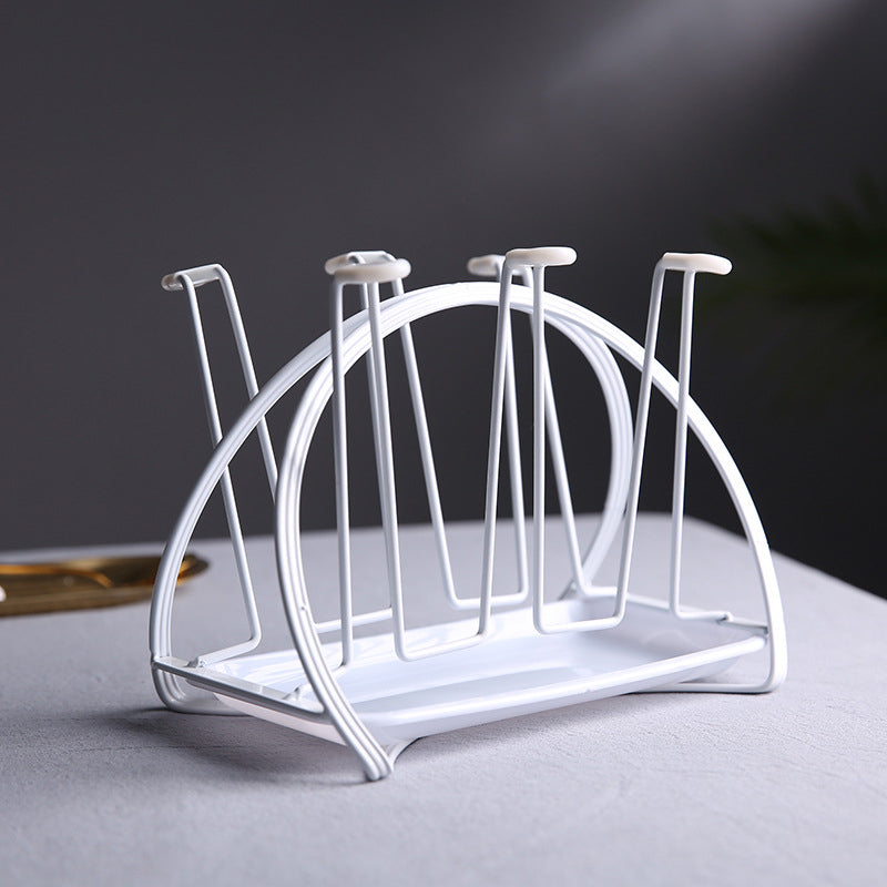 Golden Iron Cup Drying Rack