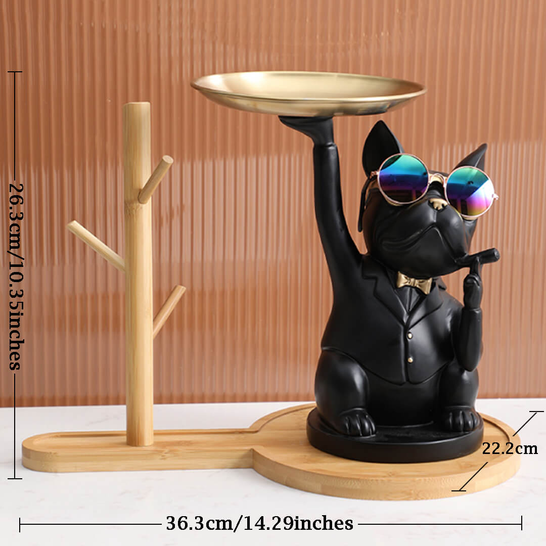 Plateau de bureau bouledogue français